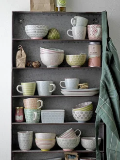 Handbeschilderde mokken Patrizia, set van 3^Bloomingville Discount