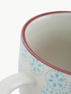 Handbeschilderde mokken Patrizia, set van 3^Bloomingville Discount