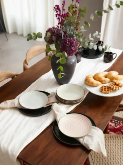 Handbeschilderde ontbijtborden Patrizia, set van 3^Bloomingville Outlet