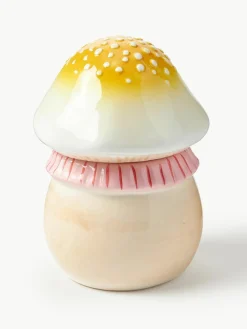 Handbeschilderde opbergpot Magic Mushroom van dolomiet^&k Amsterdam Clearance