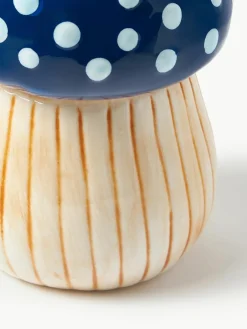 Handbeschilderde opbergpot Magic Mushroom van dolomiet^&k Amsterdam Online