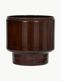 Handbeschilderde plantenbakken Oasis, set van 2^House Doctor Outlet