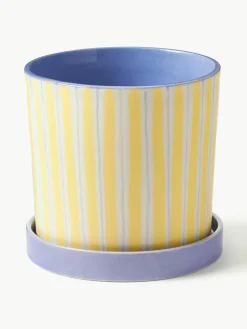 Handbeschilderde porseleinen plantenpot Ray^&k Amsterdam Sale
