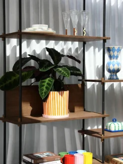Handbeschilderde porseleinen plantenpot Ray^&k Amsterdam Best