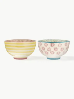 Handbeschilderde schalen Patrizia, set van 2^Bloomingville Hot