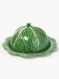 Handbeschilderde serveerplateau Cabbage met deksel^BORDALLO PINHEIRO Clearance