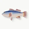 Handbeschilderde serveerplateau Fish van dolomiet^&k Amsterdam Clearance