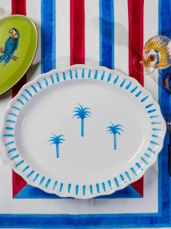 Handbeschilderde serveerschaal The Palms^Westwing Discount