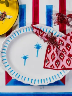 Handbeschilderde serveerschaal The Palms^Westwing Discount
