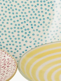 Handbeschilderde taartplaten Patrizia, set van 3^Bloomingville Online
