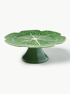 Handbeschilderde taartplateau Cabbage^BORDALLO PINHEIRO New
