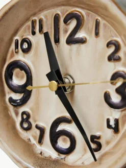 Handbeschilderde tafelklok Retro van keramiek^HKLIVING Sale