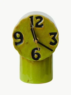 Handbeschilderde tafelklok Retro van keramiek^HKLIVING Discount