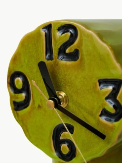 Handbeschilderde tafelklok Retro van keramiek^HKLIVING Discount