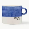 Handbeschilderde XL kopje Chill Pill^Anna + Nina Fashion