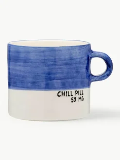 Handbeschilderde XL kopje Chill Pill^Anna + Nina Fashion