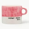 Handbeschilderde XL kopje Instant Pleasure^Anna + Nina Clearance