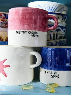 Handbeschilderde XL kopje Instant Pleasure^Anna + Nina Clearance