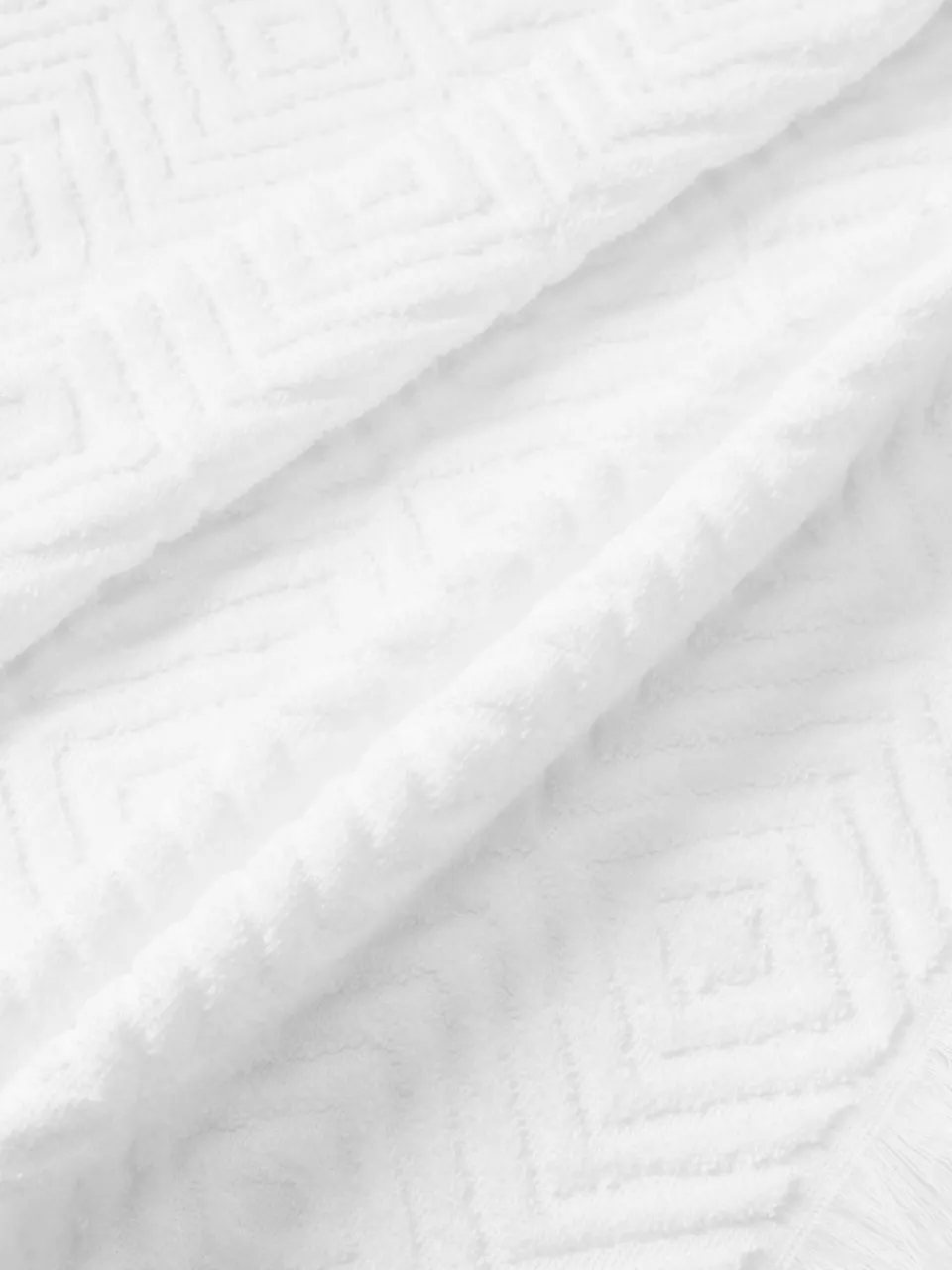 Handdoek Jacqui met hoog-laag patroon, in verschillende formaten^Westwing Collection Sale