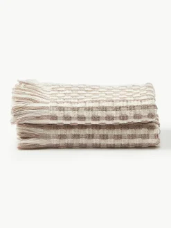 Handdoek Juniper met hoog-laag structuur, in verschillende formaten^Westwing Collection Hot