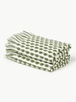 Handdoek Juniper met hoog-laag structuur, in verschillende formaten^Westwing Collection Fashion