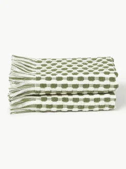 Handdoek Juniper met hoog-laag structuur, in verschillende formaten^Westwing Collection Fashion
