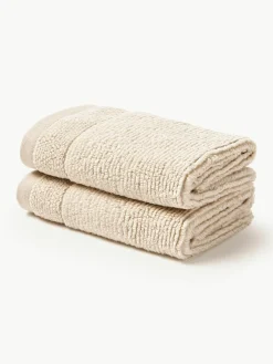 Handdoek Luxe met gestreepte rand, in verschillende formaten^Westwing Collection Hot