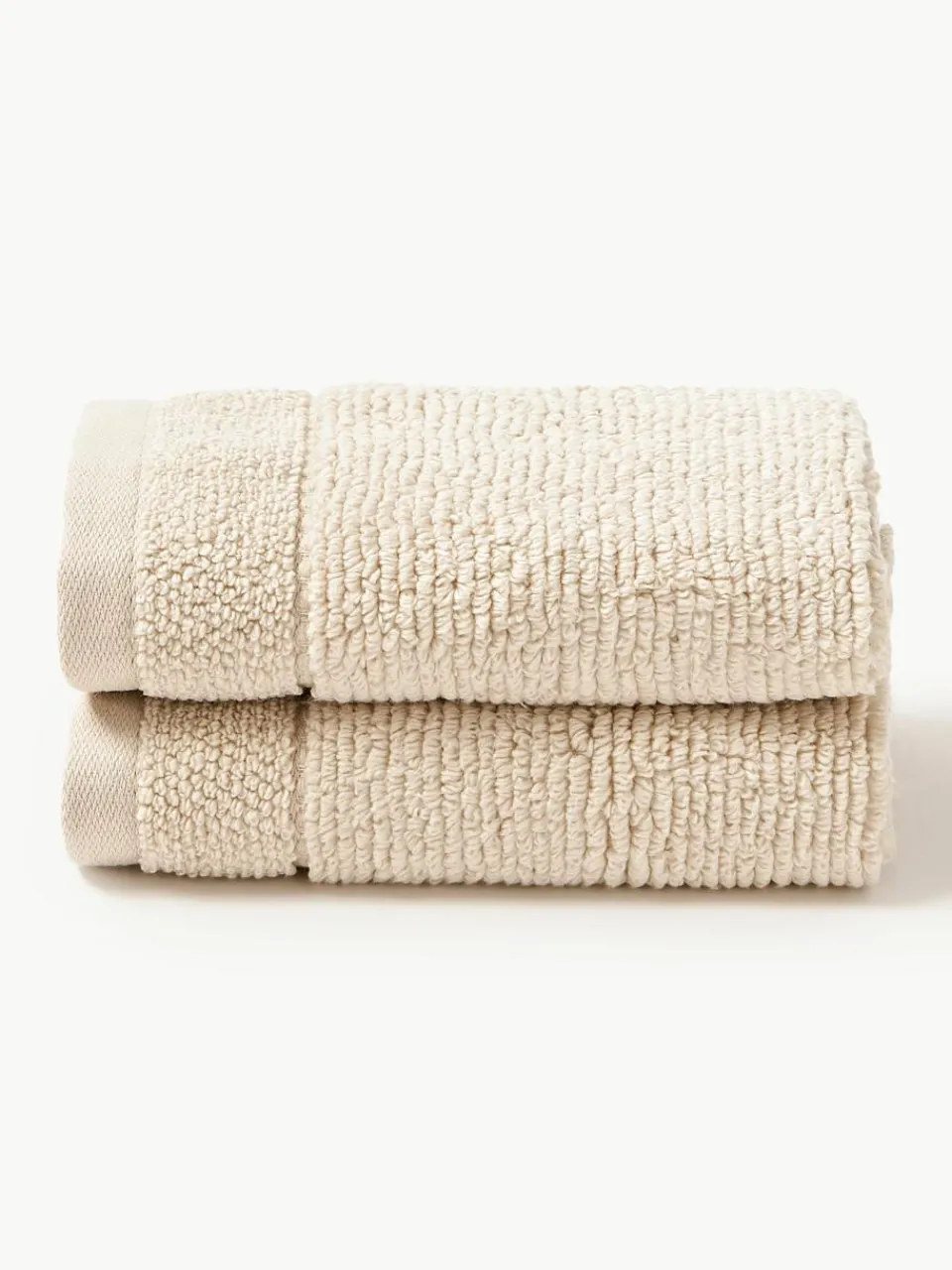 Handdoek Luxe met gestreepte rand, in verschillende formaten^Westwing Collection Hot
