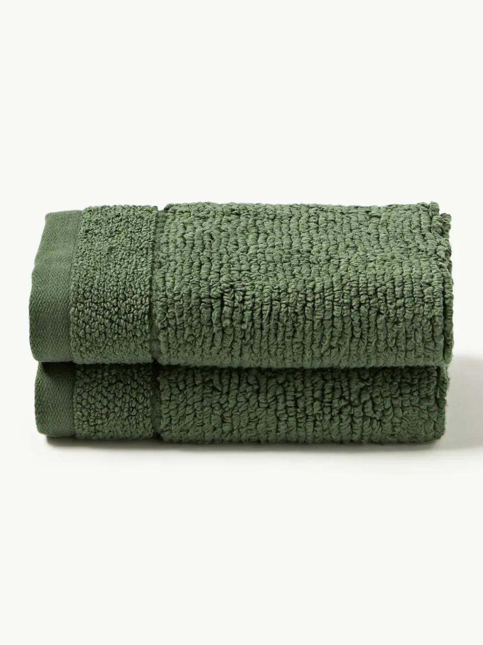 Handdoek Luxe met gestreepte rand, in verschillende formaten^Westwing Collection Online