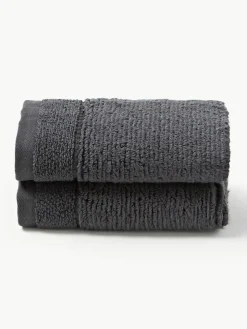 Handdoek Luxe met gestreepte rand, in verschillende formaten^Westwing Collection Hot