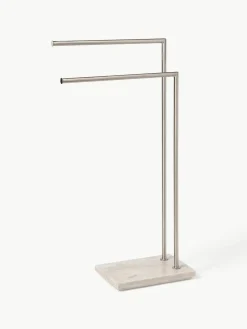 Handdoekenhouder Simba met marmeren voetstuk^Westwing Collection Discount