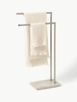 Handdoekenhouder Simba met marmeren voetstuk^Westwing Collection Discount