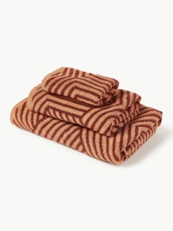 Handdoekenset Fatu, in verschillende setgroottes^Westwing Collection Hot
