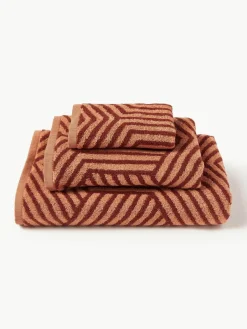 Handdoekenset Fatu, in verschillende setgroottes^Westwing Collection Hot