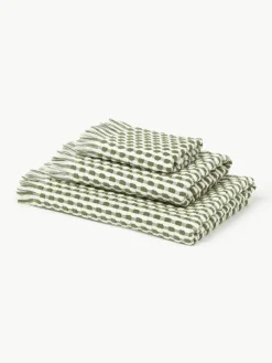 Handdoekenset Juniper met hoog-laag structuur, in verschillende setgroottes^Westwing Collection Fashion
