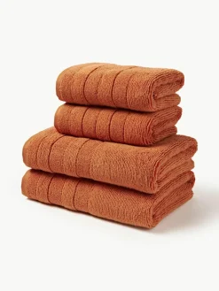Handdoekenset Luxe met gestreepte rand, in verschillende setgroottes^Westwing Collection Online