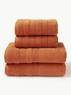 Handdoekenset Luxe met gestreepte rand, in verschillende setgroottes^Westwing Collection Online