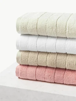 Handdoekenset Luxe met gestreepte rand, in verschillende setgroottes^Westwing Collection Hot