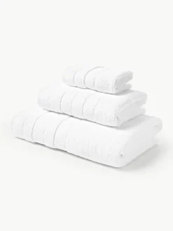 Handdoekenset Luxe met gestreepte rand, in verschillende setgroottes^Westwing Collection Online
