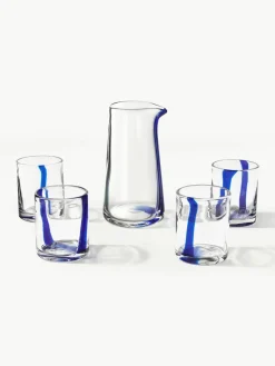 Handgeblazen waterkaraf Taha met waterglazen, set van 5^Westwing Collection Discount