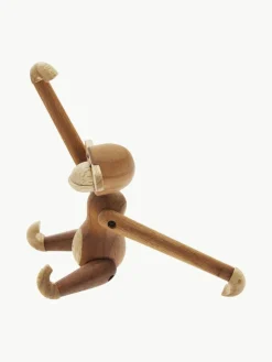 Handgemaakt decoratief object Monkey van teakhout, H 10 cm^KAY BOJESEN Sale