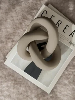 Handgemaakt decoratief object Knot, H 9 cm^Cooee Design Online