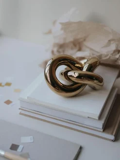 Handgemaakt decoratief object Knot, H 6 cm^Cooee Design Hot