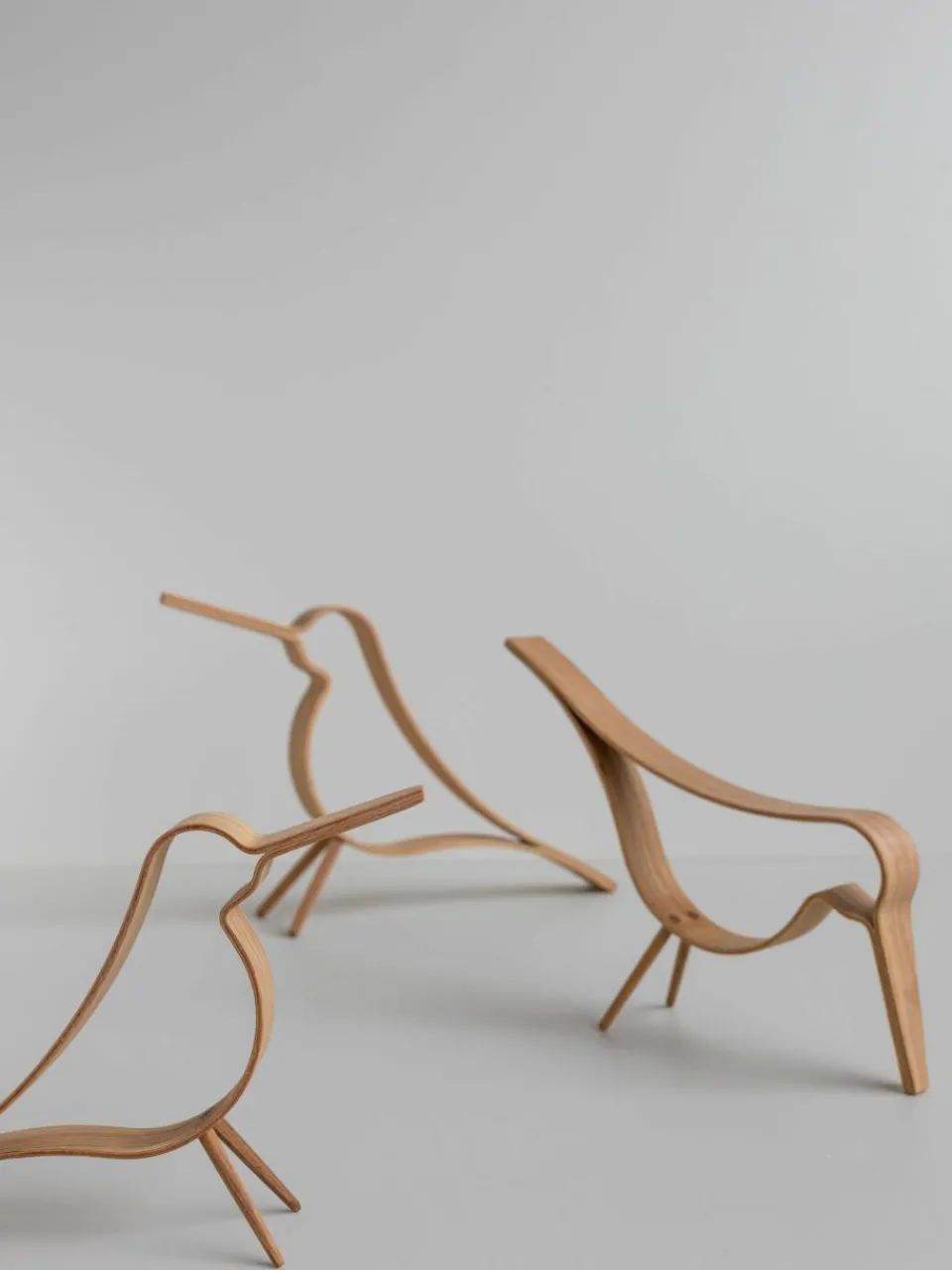 Handgemaakt decoratief object Woody in de vorm van een vogel^Cooee Design Clearance
