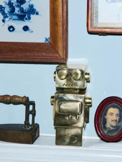 Handgemaakt decoratief object Back to the Future van messing^Anna + Nina Hot