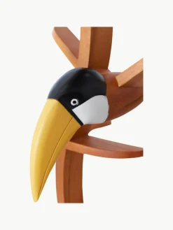 Handgemaakt decoratief object Toucan van mahoniehout^HKLIVING Clearance