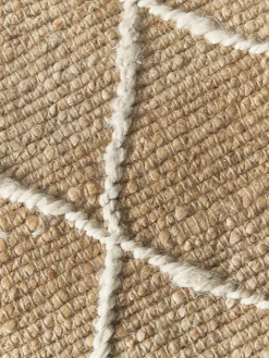 Handgemaakt jute vloerkleed Kunu^Westwing Collection Hot