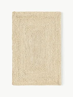 Handgemaakt juten vloerkleed Sharmila^Westwing Collection New