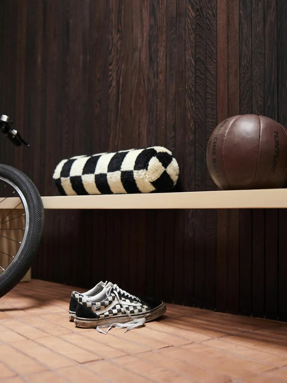 Handgemaakt kussen Statement van wol^HKLIVING Clearance