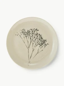 Handgemaakt ontbijtbord Bea met grasmotief^Bloomingville Sale